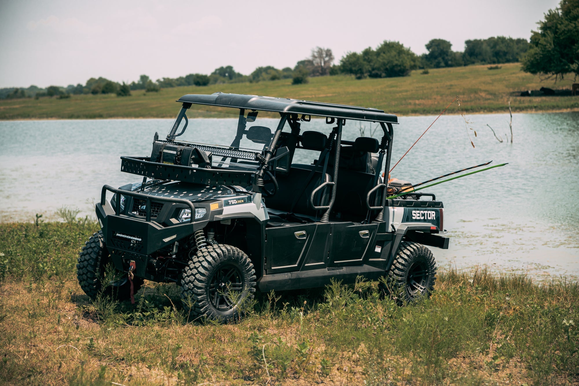 Fishing trip with a Hisun UTV