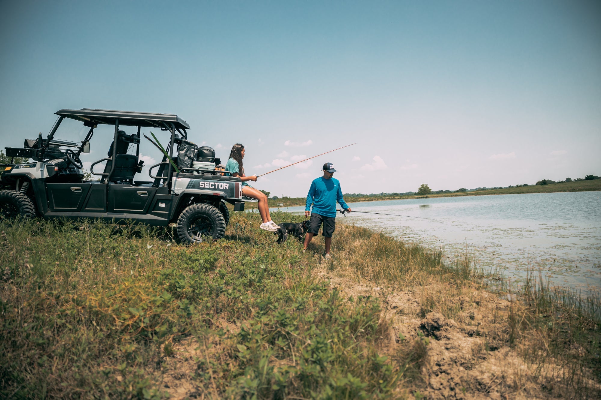 Hisun UTV Fishing trip