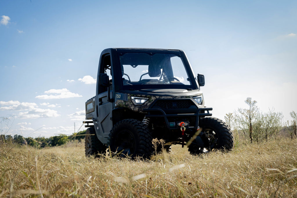 Hisun UTV in a field