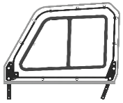 Hisun Stryker Door Window