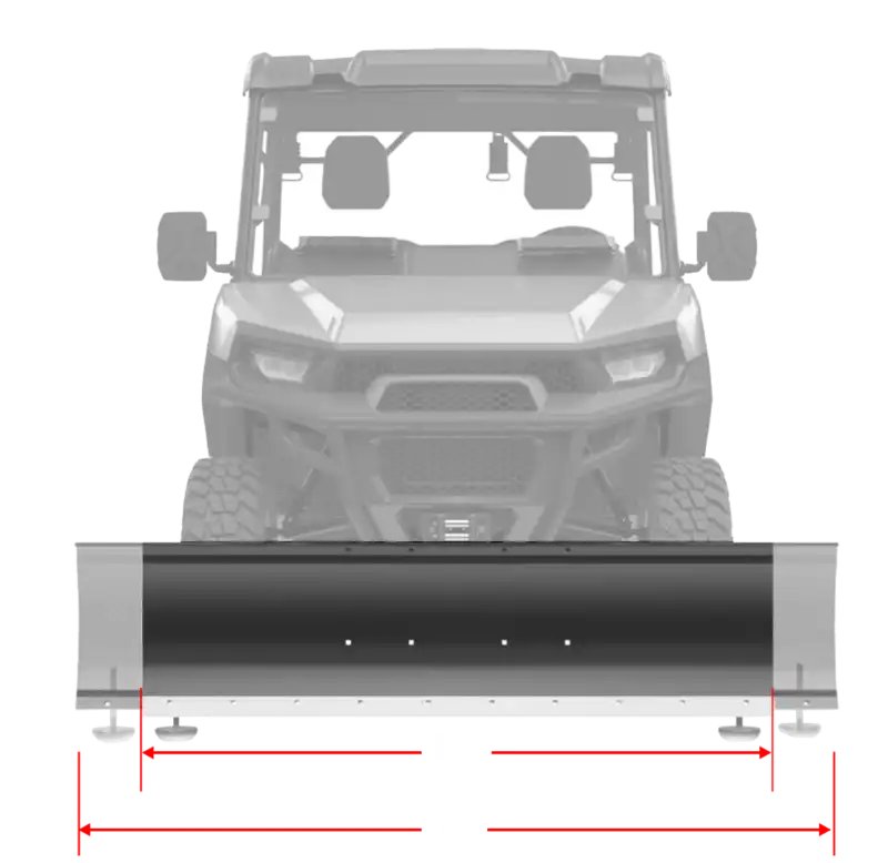 Hisun Snow Plow Attachment